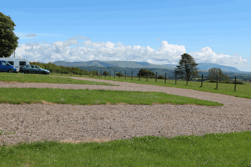 Camping Pitches 1 High Boonwood Skyline Farm Camping Cumbria